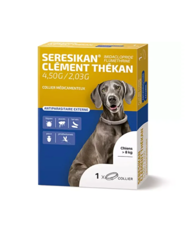 Collier clement thekan Seresikan  pour grand chien