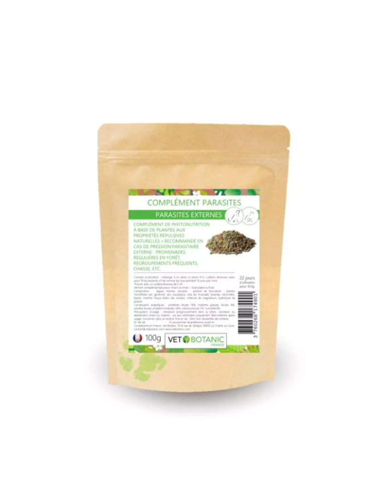 Sac Complément Parasites Externes Vet botanic