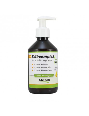 Fell Complex pour la peau et les poils Chien et Chat Anibio