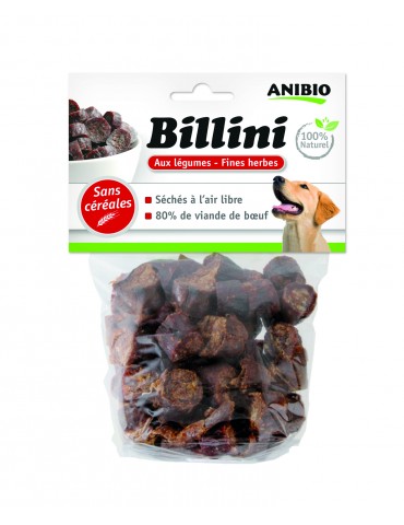 Billini Viande de Boeuf, Friandises pour Chien Anibio 130 g