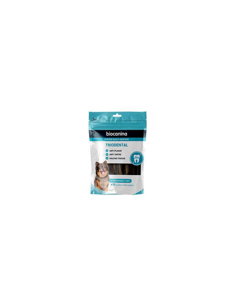 Triodental Lamelles à mâcher Petits Chiens Triodental Lamelles à mâcher Petits Chiens