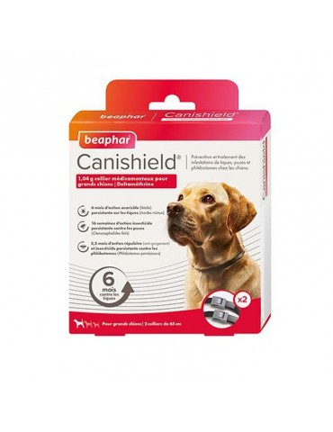 Boîte Canishield de 2 Colliers Grands Chiens