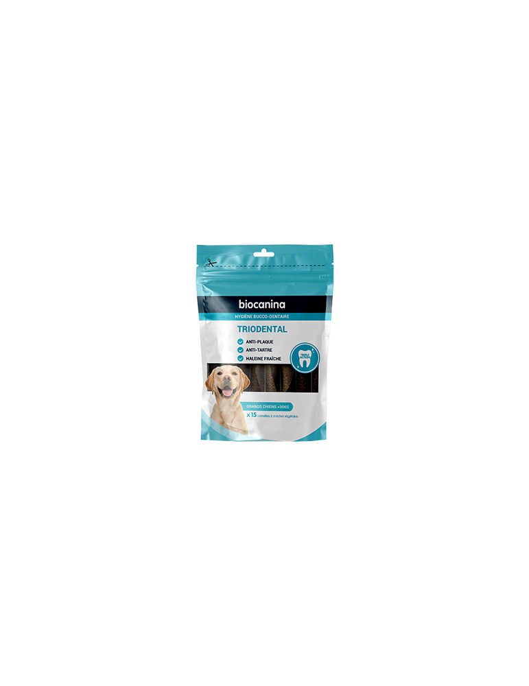 Triodental Lamelles à mâcher Grands Chiens Triodental Lamelles à mâcher Grands Chiens