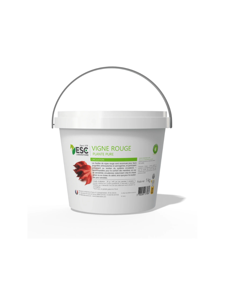 Seau Esc de 1 kg vigne rouge