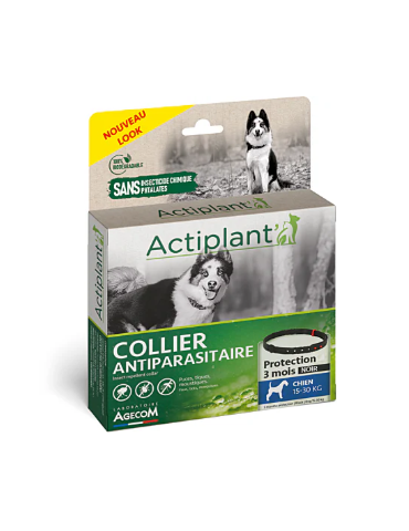collier actiplant chien moyen