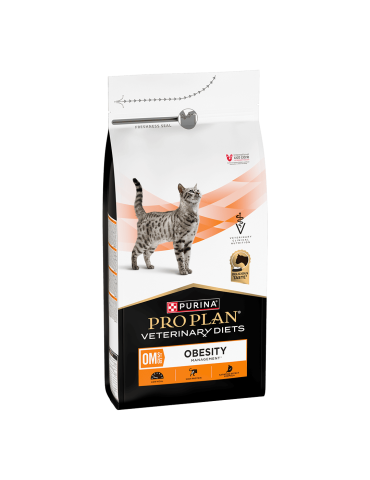 sac de 5 kg de croquettes pour chat en surpoids PURINA PRO PLAN VETERINARY DIETS FELINE OM St/Ox