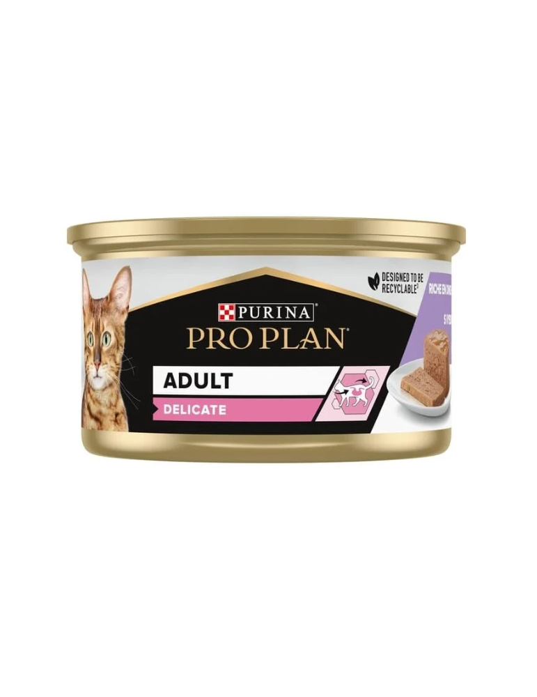 Boîte métallique Purina Proplan Chat Delicate Dinde Adulte