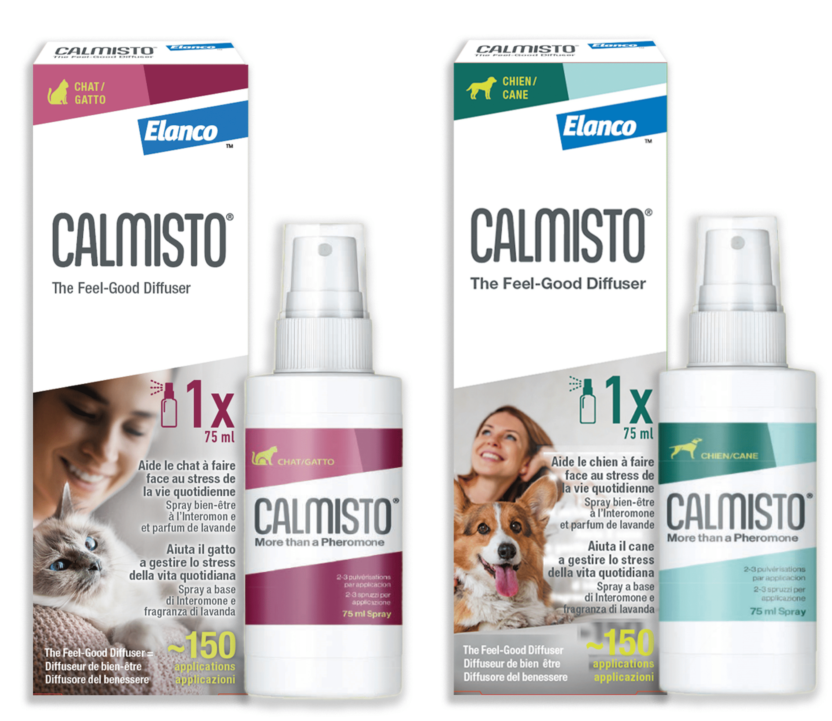 Sprays calmisto chien et chat