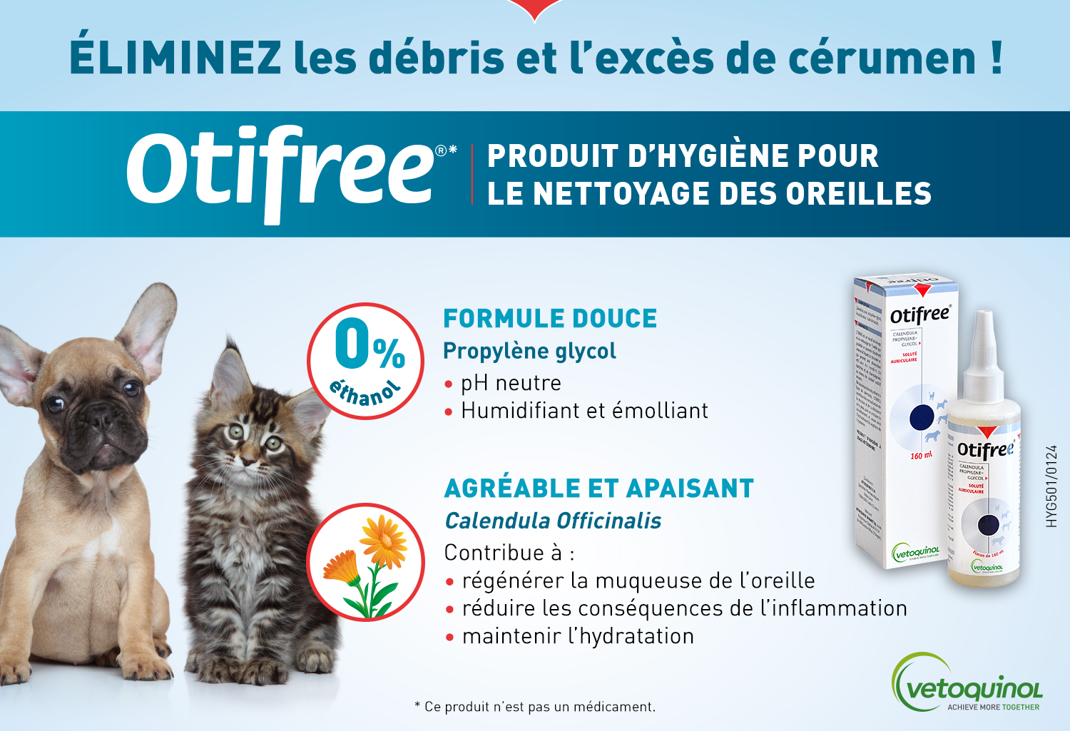 Bannière Vétoquinol Otifree
