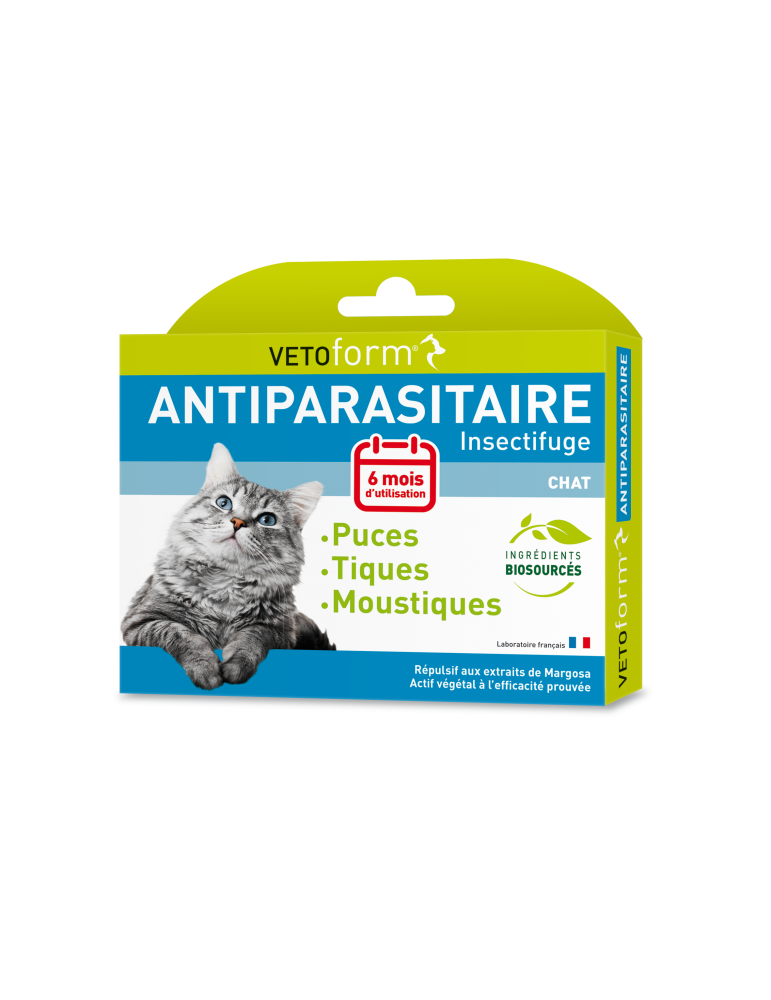 boite antiparasitaire pour chat