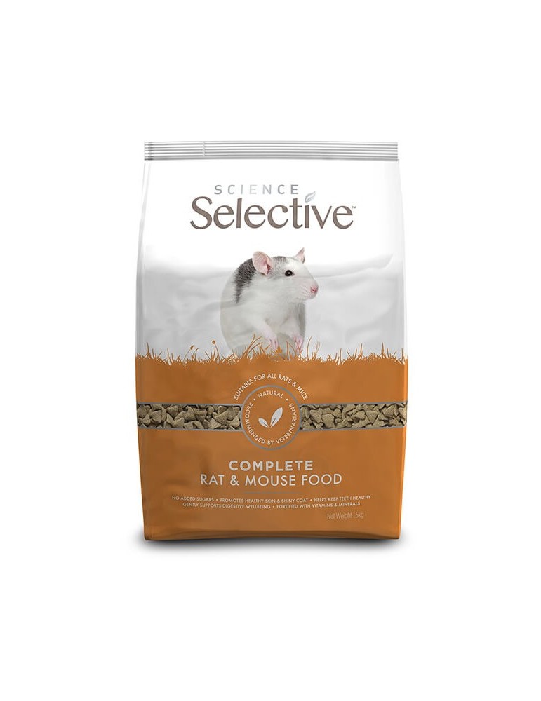 Sac de nourriture Supreme Science Selective pour Rat et souris