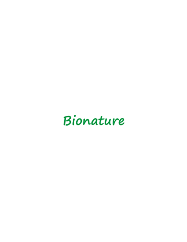 Bionature